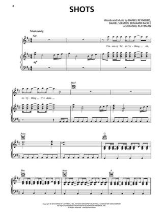 Smoke + Mirrors - Imagine Dragons - Partition - Pop / Rock