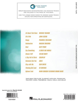 Chart Hits - Flute - Partition - Flûte traversière