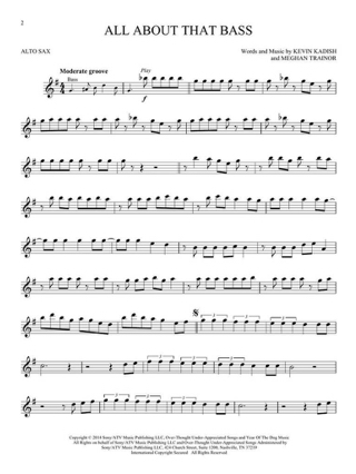 Chart Hits - Partition - Saxophone
