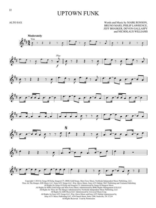 Chart Hits - Partition - Saxophone
