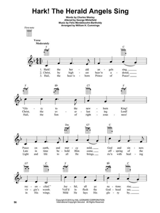 100 Christmas Carols for Ukulele - Noël - Partition - Pop / Rock