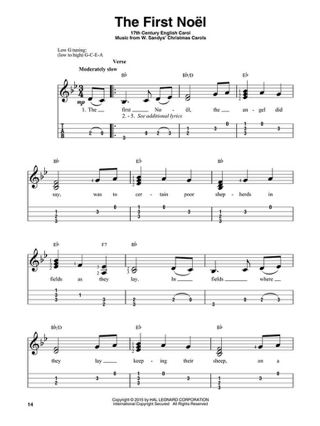 Christmas Carols for Solo Ukulele - Noël - Partition - Pop / Rock