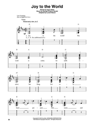 Christmas Carols for Solo Ukulele - Noël - Partition - Pop / Rock