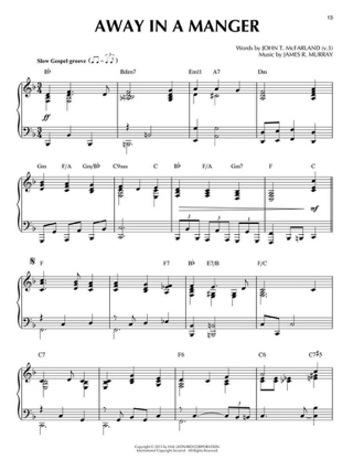 Jazz Piano Solos Series Volume 39 - Sacred Christmas Carols