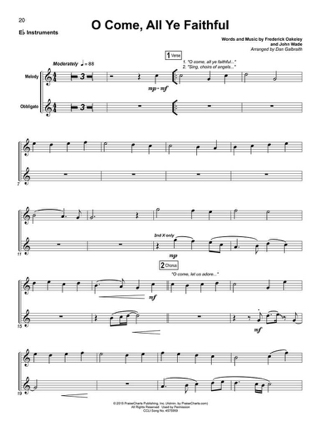 PraiseCharts - Christmas Praise Carols - Partition - Saxophone