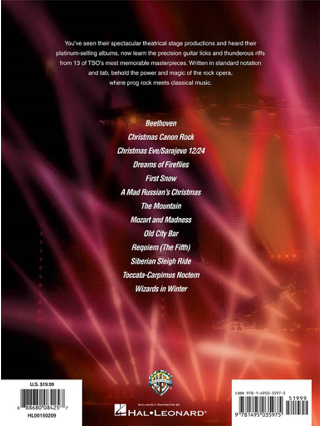 Guitar Anthology - Trans-Siberian Orchestra - Partition - Pop / Rock