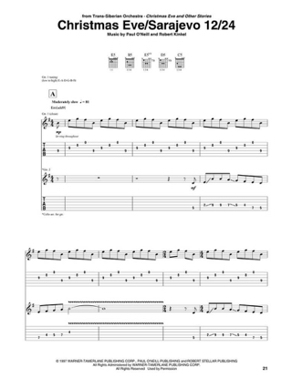 Guitar Anthology - Trans-Siberian Orchestra - Partition - Pop / Rock