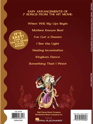 Raiponce / Tangled - Recorder Fun! - DISNEY - Partition - Flûte à bec