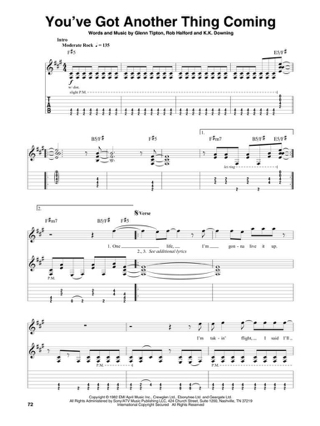 Guitar Play-Along Volume 192 - Judas Priest - Priest Judas - Partition