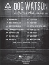 Doc Watson - Guitar Anthology - Doc Watson - Partition - Jazz
