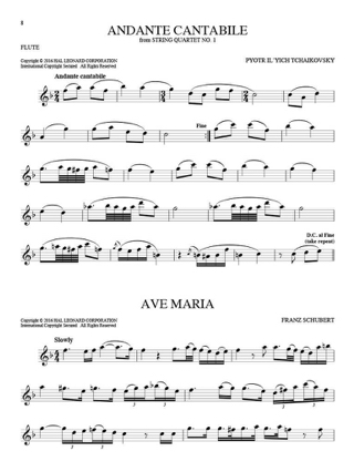 101 Classical Themes - Flute - Auteurs Divers - Partition