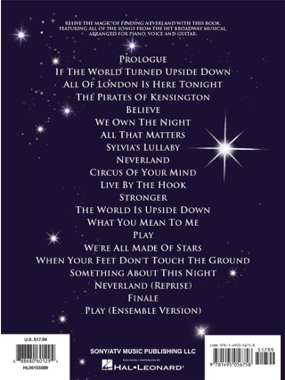 Finding Neverland - A New Broadway Musical, Vocal Selections