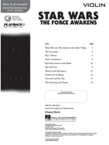 Star Wars The Force Awakens - John Williams - Partition - Violon