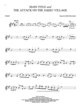 Star Wars The Force Awakens - John Williams - Partition - Violon