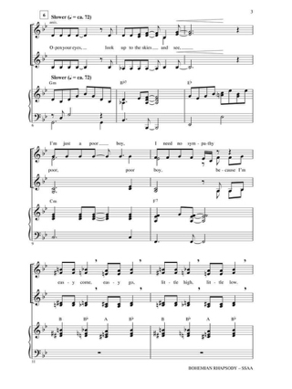 Bohemian Rhapsody - Partition