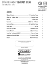 Rubank Book of Clarinet Solos - Intermediate level - Partition