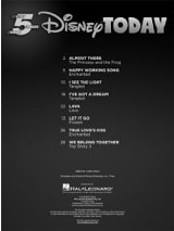 Five Finger Piano Songbook - Disney Today - DISNEY - Partition