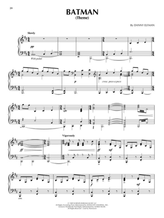 The Movie & TV Music of Danny Elfman - Danny Elfman - Partition