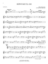 Vaiana - Musique du Film - DISNEY - Partition - Saxophone