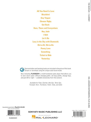 The Beatles - Instrumental Play-Along - Partition