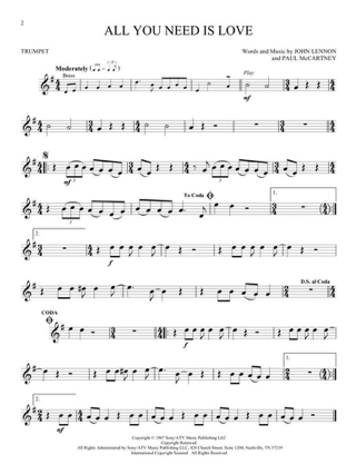 The Beatles for Trumpet - Beatles - Partition - Trompette