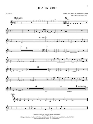 The Beatles for Trumpet - Beatles - Partition - Trompette