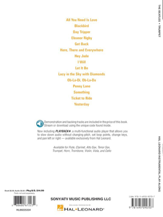 The Beatles for Trumpet - Beatles - Partition - Trompette