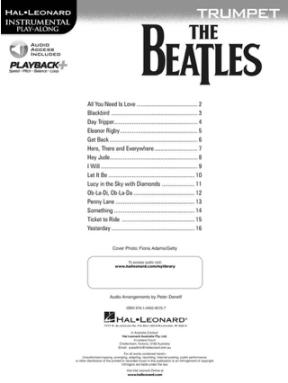 The Beatles for Trumpet - Beatles - Partition - Trompette