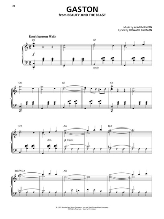 Disney Songs for Male Singers - DISNEY - Partition - Musique de film