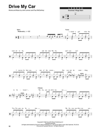 Drum Play-Along Volume 15 - The Beatles - Beatles - Partition