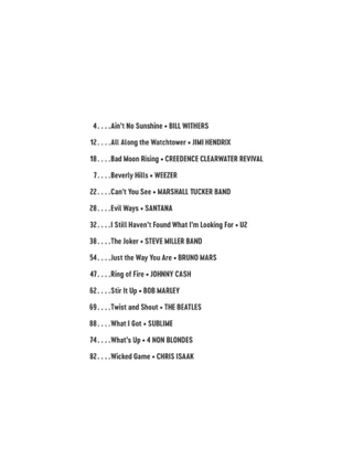 Deluxe Guitar Play-Along Volume 12 - Three Chord Songs - Partition