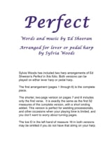 Perfect - Ed Sheeran - Partition - Harpe