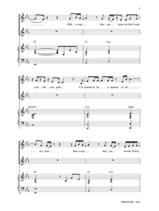 This Is Me - Benj Pasek & Justin Paul - Partition