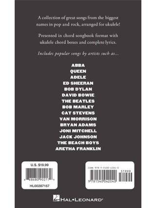 Little Black Ukulele Songbook - Partition - Pop / Rock