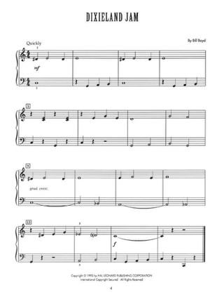 Jazz Starters Vol. 2 Piano (Early Elementary) - Boyd Bill - Partition