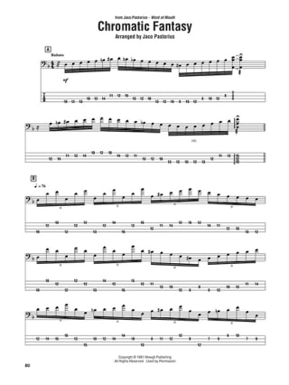 Jaco Pastorius Omnibook - Jaco Pastorius - Partition - Jazz