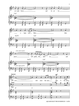 Aquarius/Let the Sunshine In - Partition
