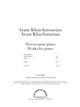Oeuvres pour Piano - KHATCHATURIAN - Partition - Piano