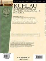 Selected Sonatinas - Friedrich Kuhlau - Partition - Piano