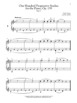 100 exercices pour les Commençants Op. 139 - CZERNY - Partition