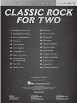Classic Rock for Two Clarinets - Partition - Clarinette