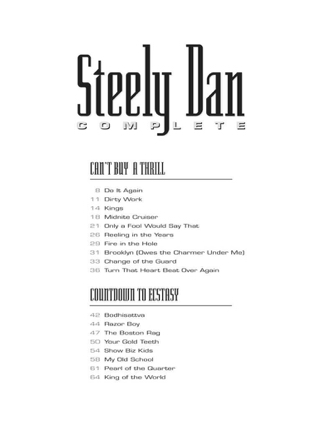 Steely Dan Complete - Dan Steely - Partition - Pop / Rock