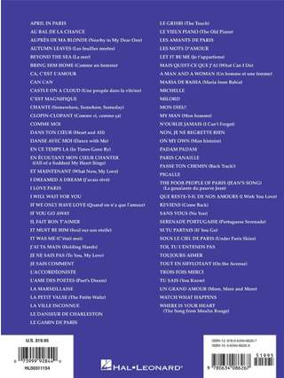 The Big Book Of French Songs - Partition - Chanson française
