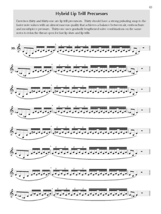 Lip Slurs for Horn - Partition