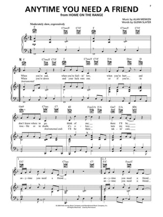 Alan Menken Songbook - 2nd Edition - Partition