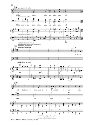 Mary Poppins - Sherman Richard - Partition