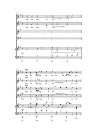 Sing Gently - Eric Whitacre - Partition