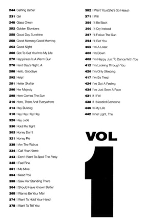 The Beatles Complete - Volume 1 - Beatles - Partition