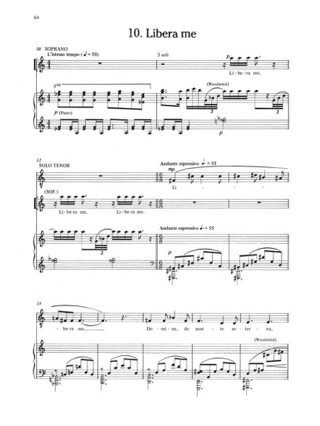 Requiem - Webber Andrew Lloyd - Partition - Chœur
