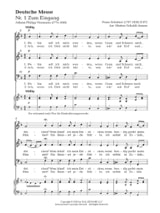 Deutsche Messe D872 - SCHUBERT - Partition